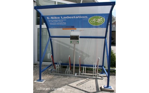 E-Bike-Ladestation Volksbank Marsberg