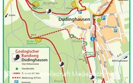 Karte Geologischer Rundweg Düdinghausen