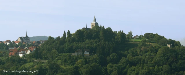 Blick auf Obermarsberg