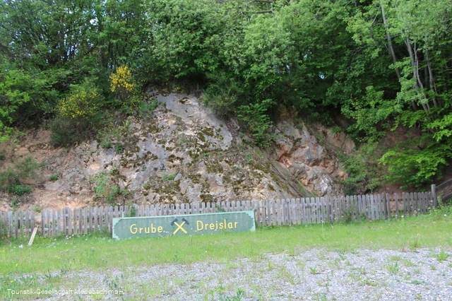 Geologischer Aufschluss Grube Dreislar