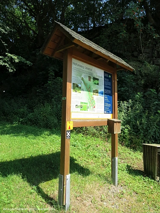 Infotafel Naturweg Liesetal