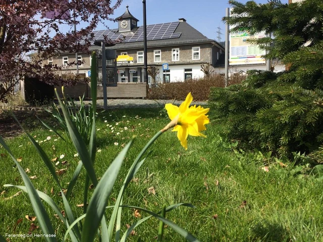 Frühling am Bahnhof in Bestwig